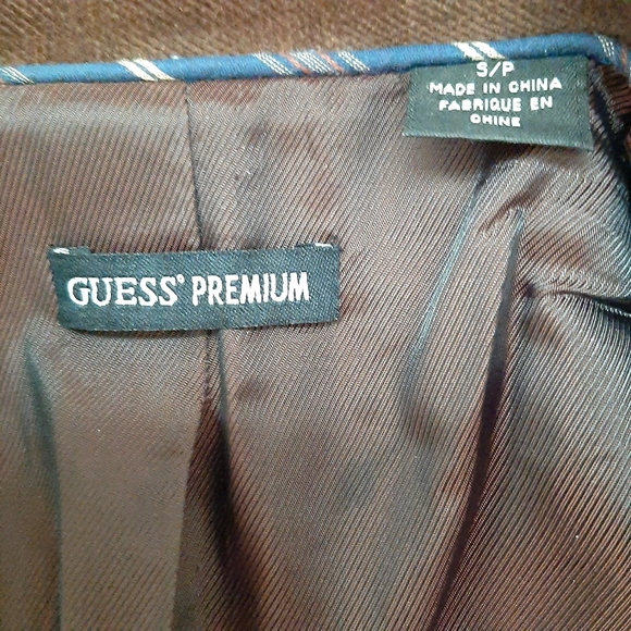 Guess Premium Brown Coat Jacket - Picture 2 of 4
